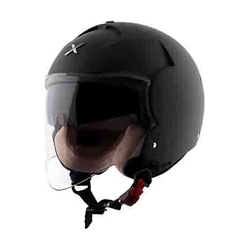 Axor Striker Open Face Helmet With Clear Visor (Army Green, M)